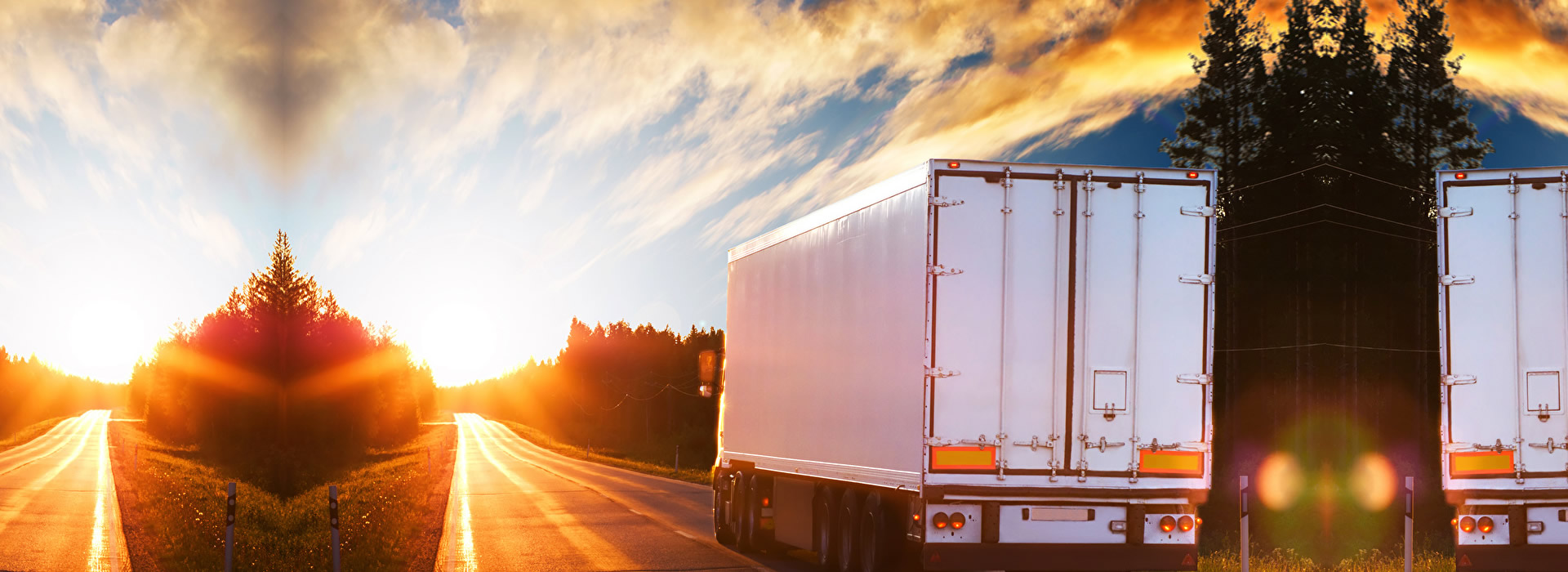 Fiva-Sped freight truck on the highway